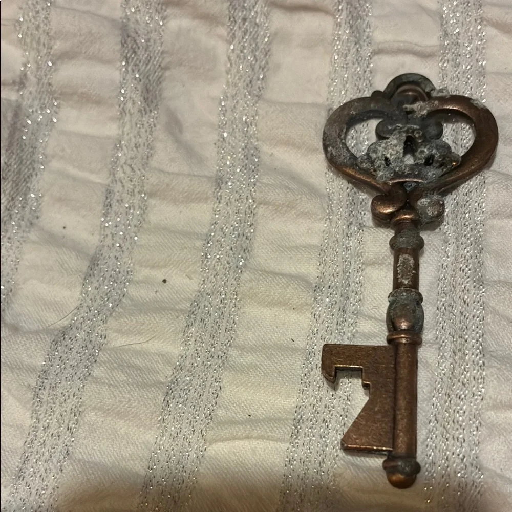 Antique Bronze and Silver Key Wall Hooks